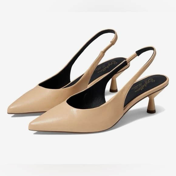 Seychelles Shoes - Seychelles Brooklyn heel, color vacchetta leather (beige) size 8, new in box